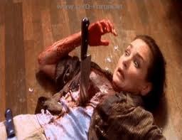 Jury is out on whether this death or dying while listening to "Rocky Mountain High" was more tormenting for her.