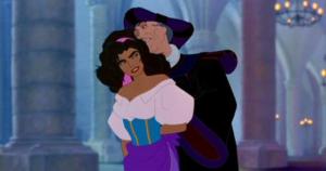 Nope, nothing suggestive about that right there.  And, yes, he is in fact sniffing her hair.