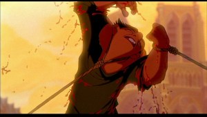 And a select group of children viewing Quasimodo tied up and punished developed a lifelong fascination with sadomasochism.