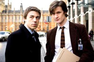 Matt Smith, right, in his role in Party Animals.