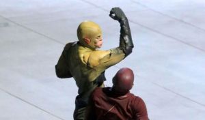 The Flash - First Look - Reverse-Flash-Prof Zoom Costume - Set Photos