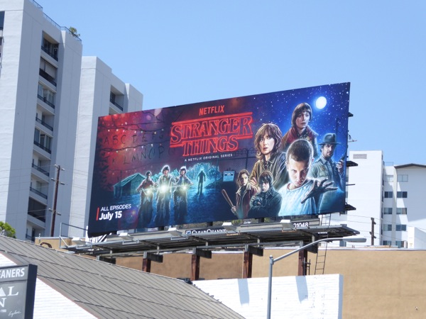 Stranger Things series launch billboard