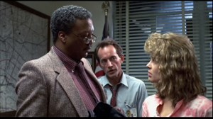 Scene from James Cameron's "The Terminator" - Reese's Interrogation, 1984