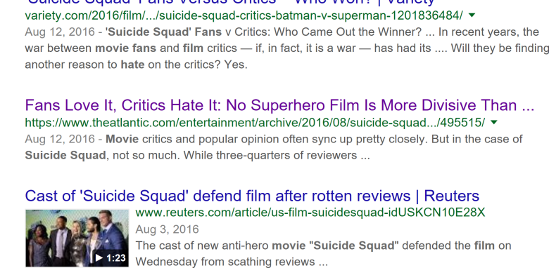 Suicide Squad Fan Reaction